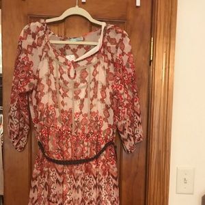 Dress for country or fall autumn look